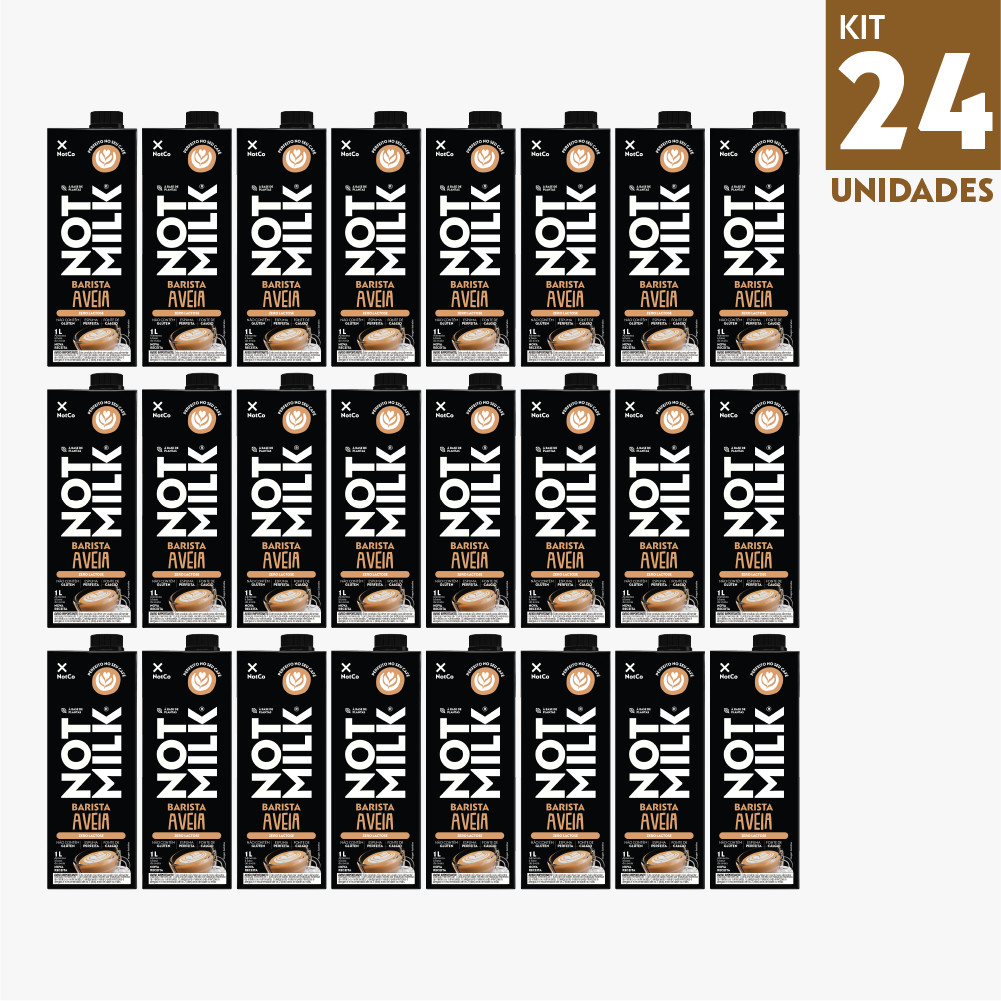 Kit 24x Bebida Vegetal NotCo NotMilk Barista 1L em Oferta na Shopee