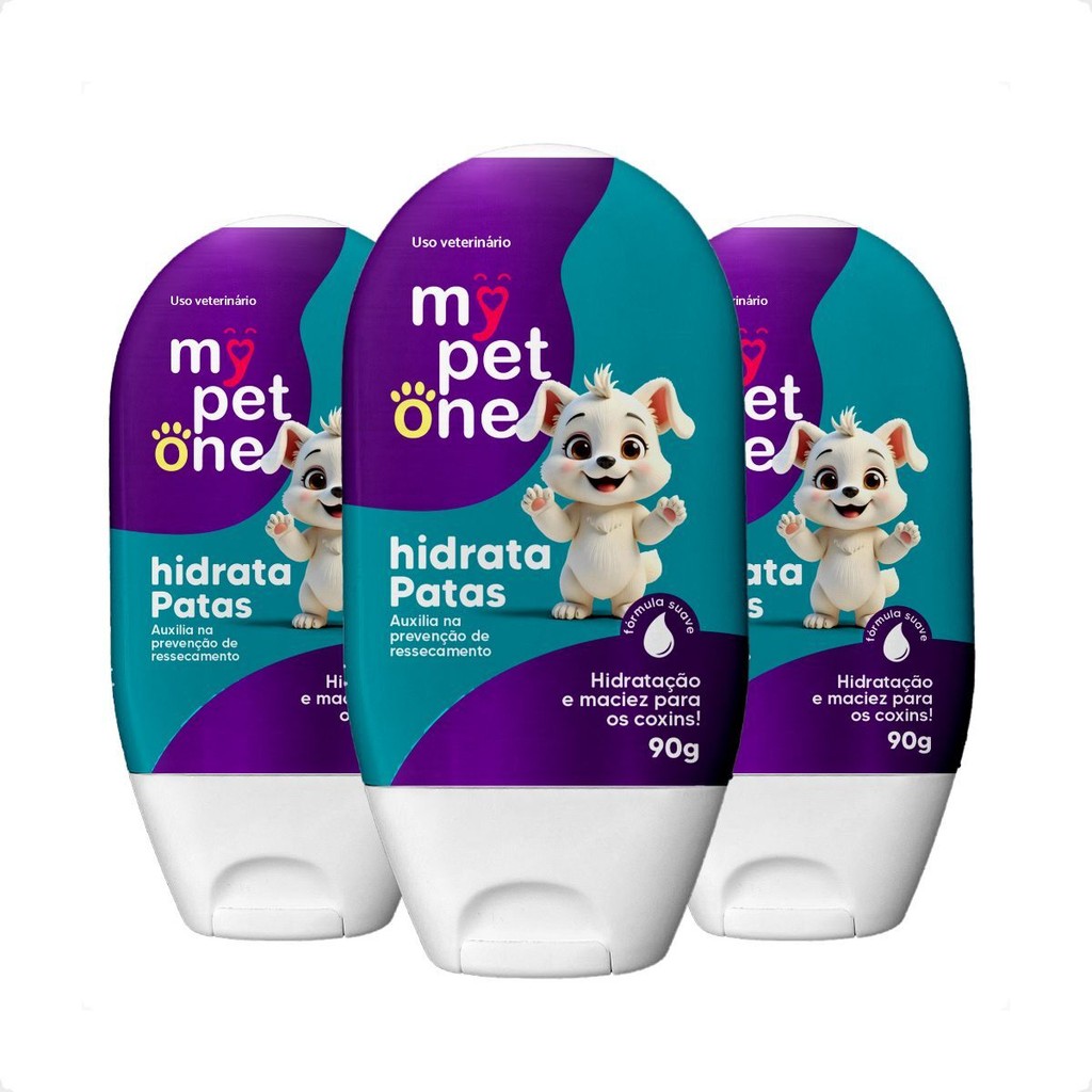 Kit 3 Hidratante Para Patas Pet 90g Mypetone Cães E Gatos em Oferta na Shopee