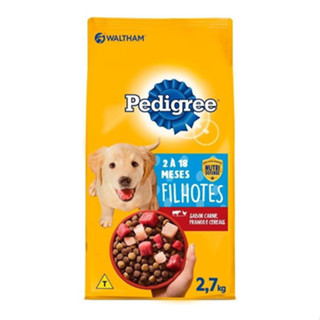 Ração Pedigree Para Cães Filhotes Sabor Mix Carne 2,7kg Mars em Oferta na Shopee