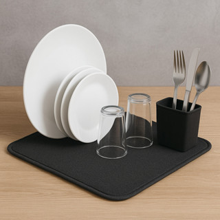 Tapete Escorredor de Louça Microfibra para Pia e Cozinha 70x35cm em Oferta na Shopee