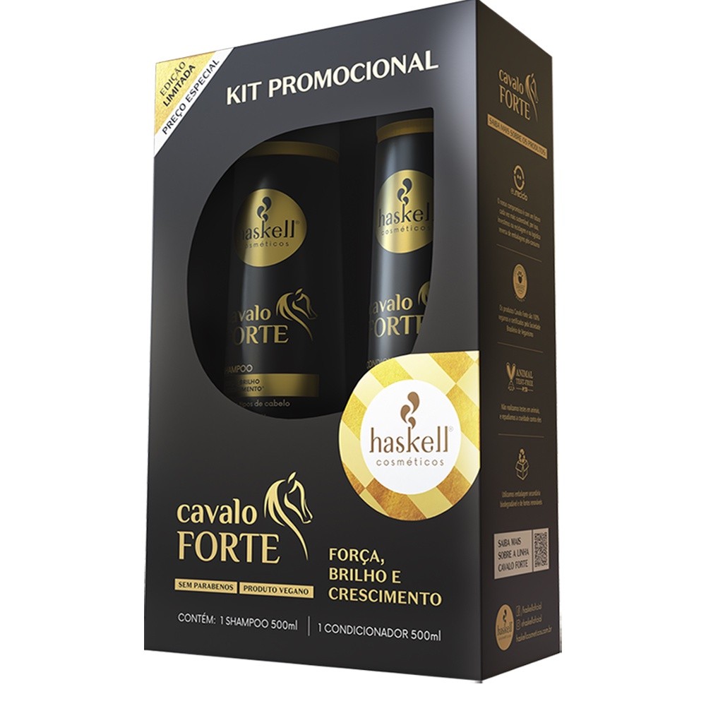 Haskell Cavalo Forte Promopack 500ml