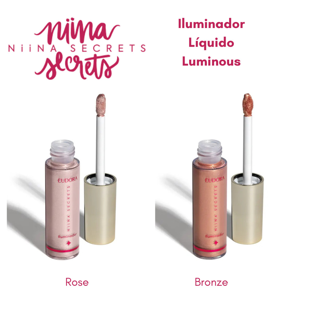 Iluminador Líquido Eudora Luminous Niina Secrets 10ml