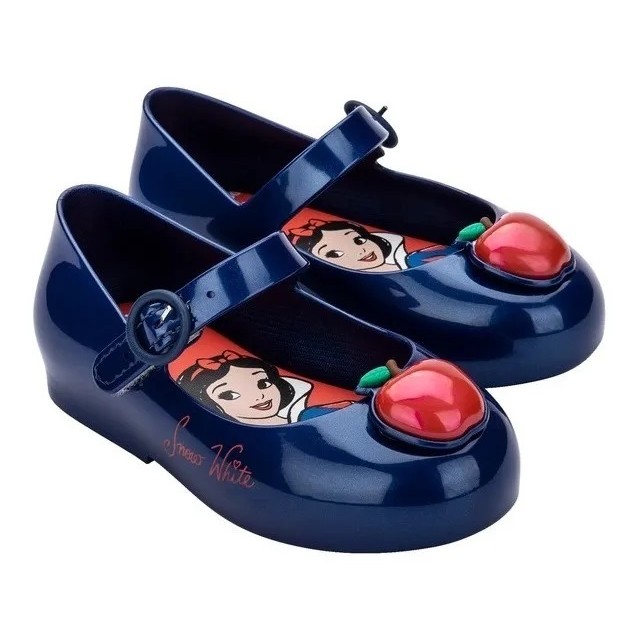 Sapatilha Infantil Mini Melissa Baby Sweet Love Princesas da Disney Princess