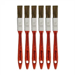 Pincel Trincha Roma 302 X 1/2 Pol. Vermelha - Kit C/6 Und