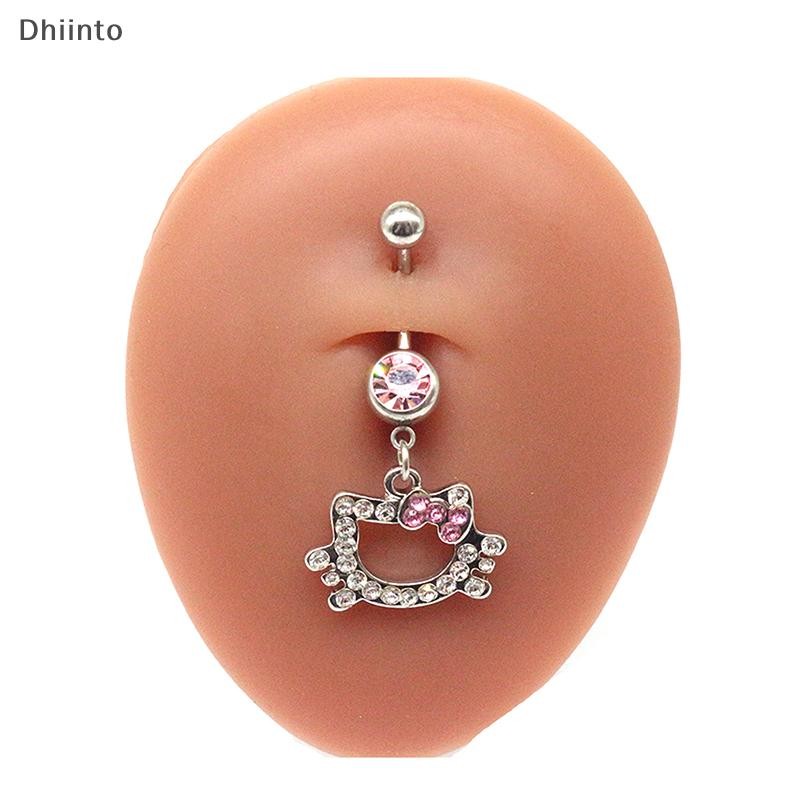 [Dhiint] Anime Sanrios Umbigo Prego Y2K Meninas Botão Moda Sexy Simples Body Piercing Joias Para Mulheres Presente Em