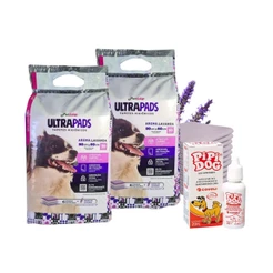 Kit Pemium Adestramento Fácil 02 Tapetes Lavanda + Pipi Dog