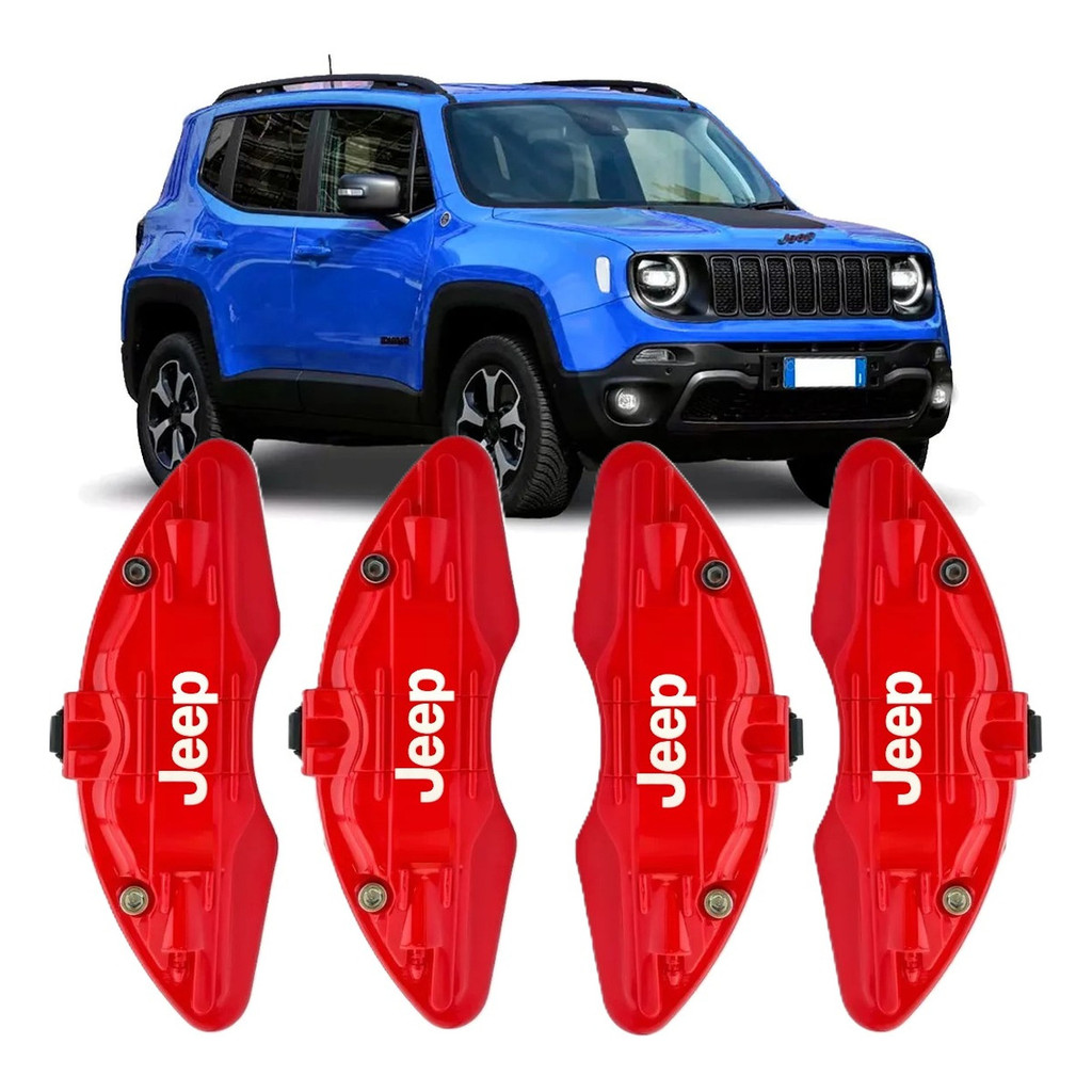 Capa Pinça De Freio 4pç C/ Travas Renegade 2015 2016 2017