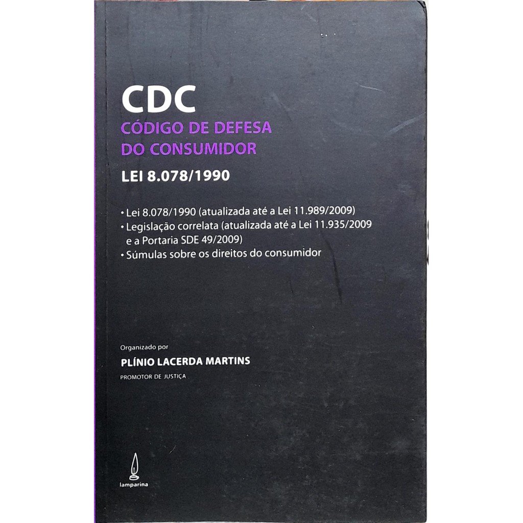 Código de Defesa Do Consumidor - Plínio Lacerda Martins 9ª Ed de Plínio Lacerda Martins 7282109