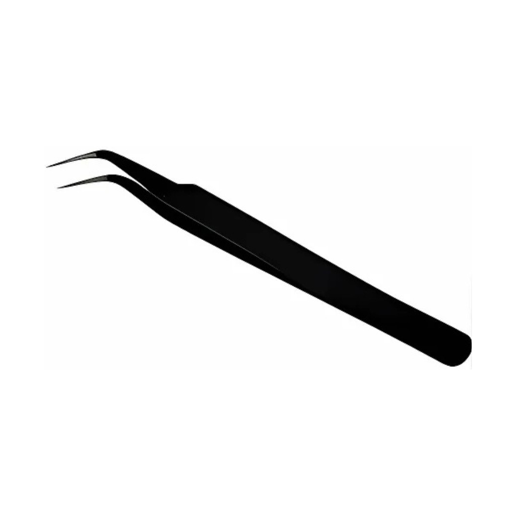 Pinça Curvada de Ferro Designer / Sobrancelhas - Rainha Chic