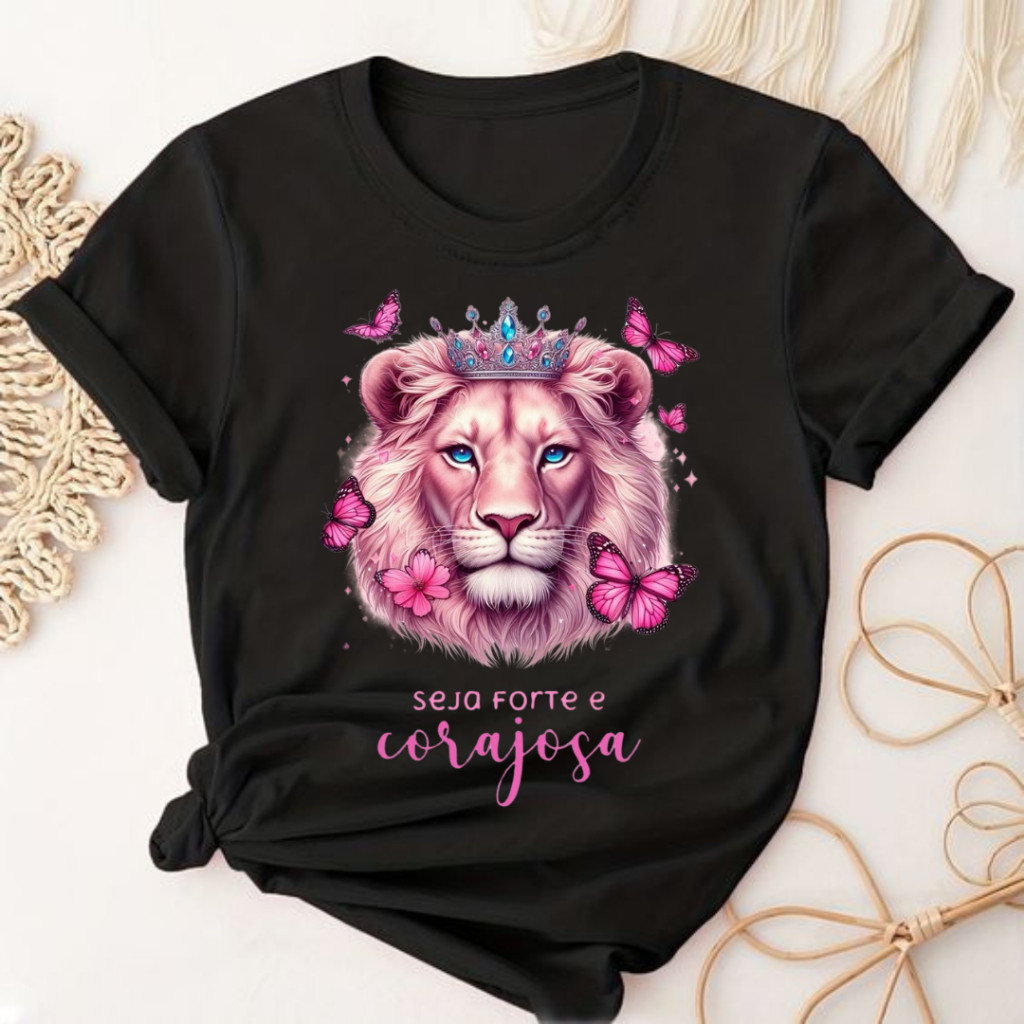 Camiseta T-shirt Blusa Feminina Moda Evangélica Várias Estampas Moda Feminina Blogueira