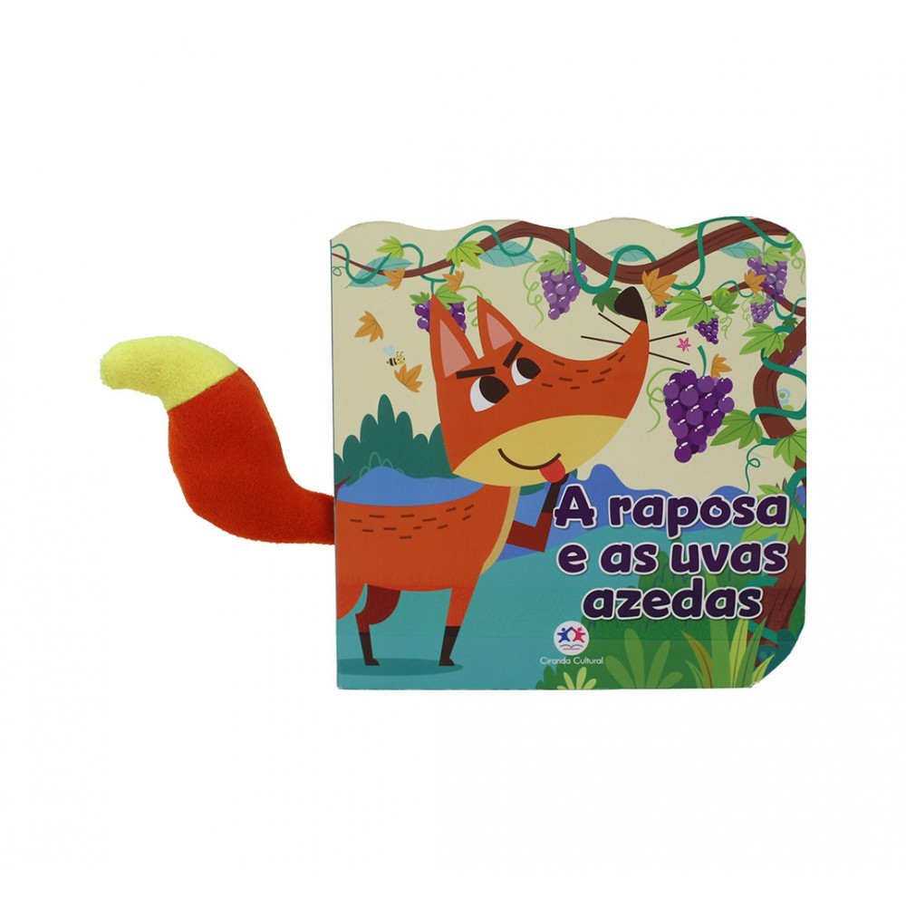 Livro Cartonado A raposa e as uvas azedas em Oferta na Shopee