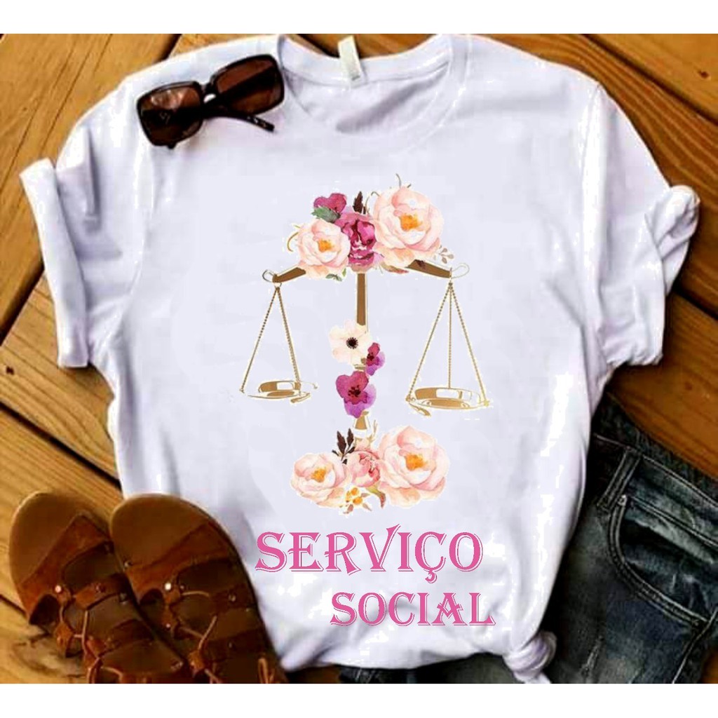 Camisa Serviço Social Profissão 03 Assistente Social 01