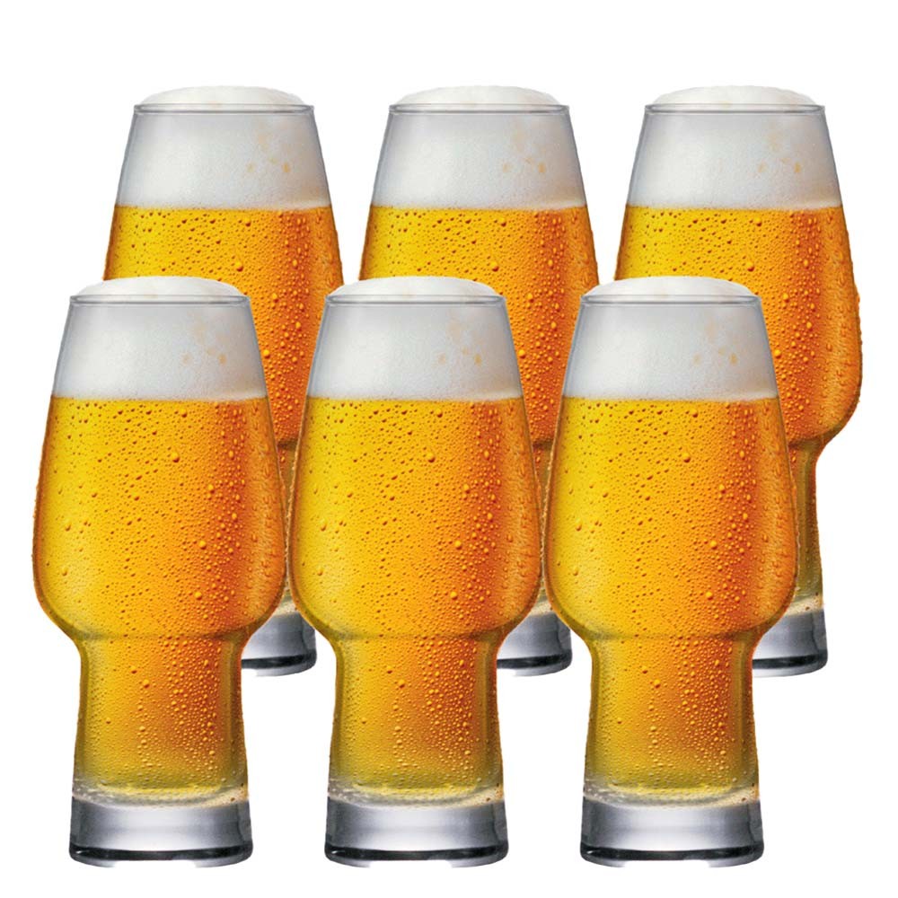 Jogo de Copo de Vidro Atlanta Craft Beer Cerveja 6pcs, 473ml - Ruvolo em Oferta na Shopee
