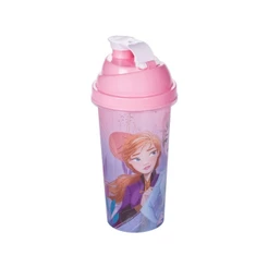 Shakeira de Plástico 580ml com Misturador Frozen Plasutil