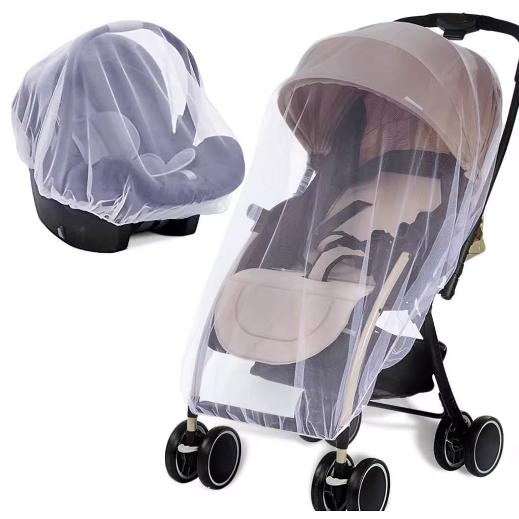 Tela Mosquiteiro Branca Universal 1,4x1,5M Para Carrinho, Moisés, Bebê Conforto e Mini Berço em Oferta na Shopee