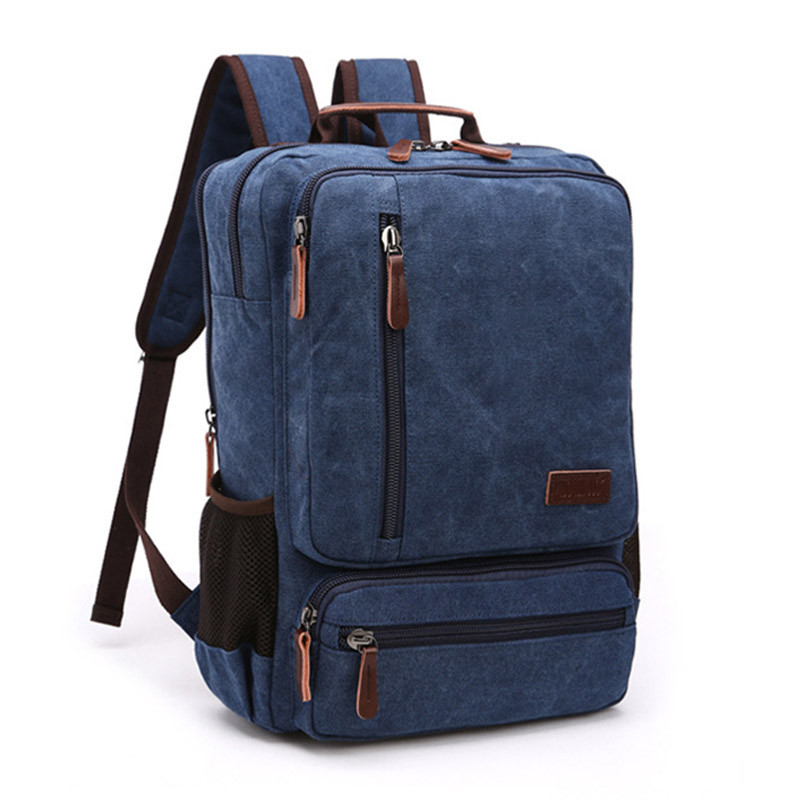 Mochila Masculina De Alta Qualidade, Bolsa Escolar De Grande Capacidade, Lona, ​​mochila Para Notebook De Viagem