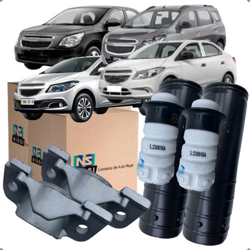 Par Kit Amortecedor Traseiro Spin Cobalt 2012 2013 2014 A 2018 Onix Prisma 2013 2014 2015 A 2018 - Spare Parts and Accessories for Vehicles