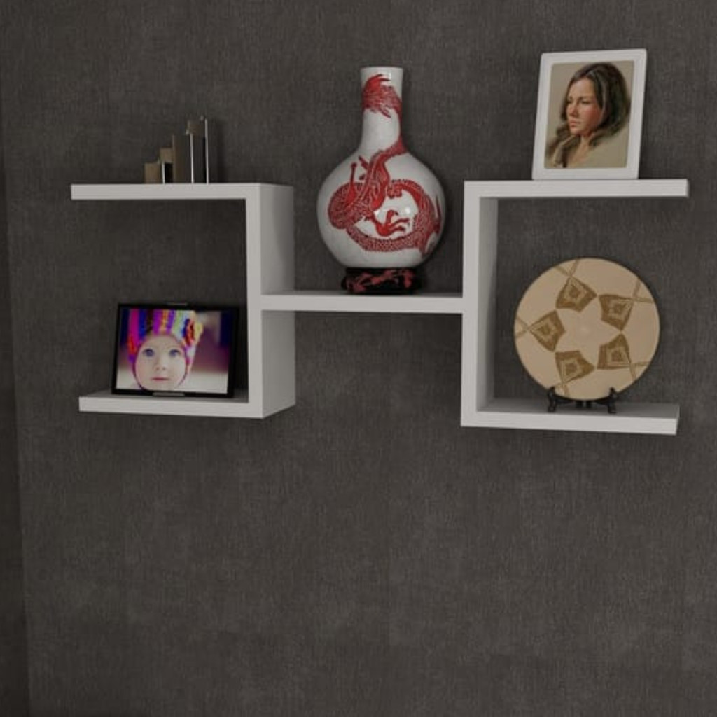 PRATILEIRA DECORATIVA NICHO MDF FUNCIONAL 80CM SALA QUARTO PRATELEIRA ORGANIZADORA NICHO ESCRITORIO ESTANTE