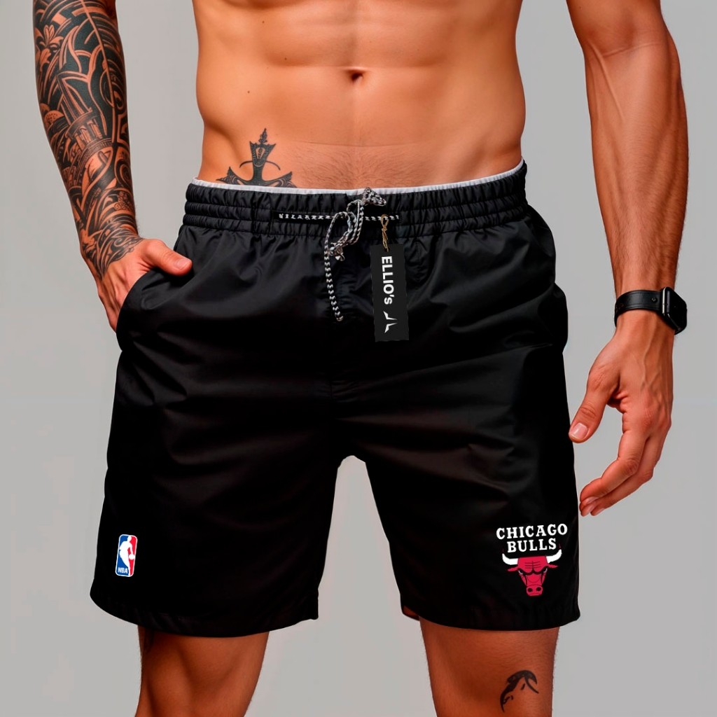 Short Bermuda Mauricinho Antiodor Esportiva NB Chicago B -  Academia, Skate, Basquete, Corrida Tactel Grosso em Oferta na Shopee