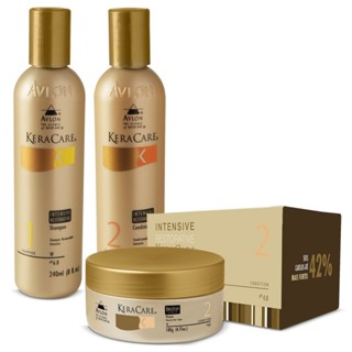 Kit Avlon KeraCare Intensive Restorative Shampoo 240ml + Condicionador 240ml + Máscara 180g em Oferta na Shopee