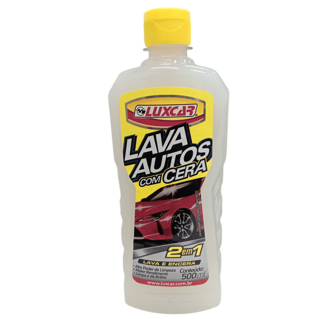 Lava Autos com Cera 2 em 1 Luxcar - 500ml em Oferta na Shopee