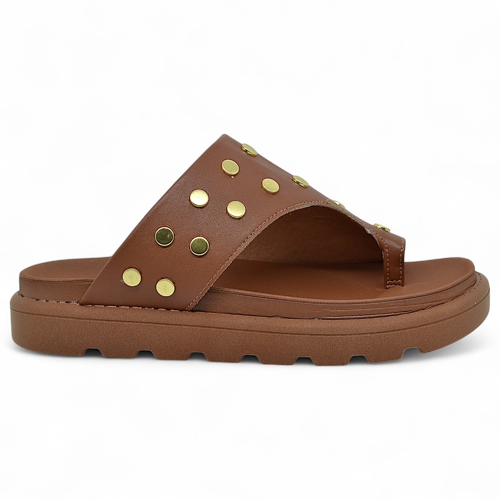 Sandalia Vizzano Feminina Tratorada Papete Casual Tachas Original em Oferta na Shopee