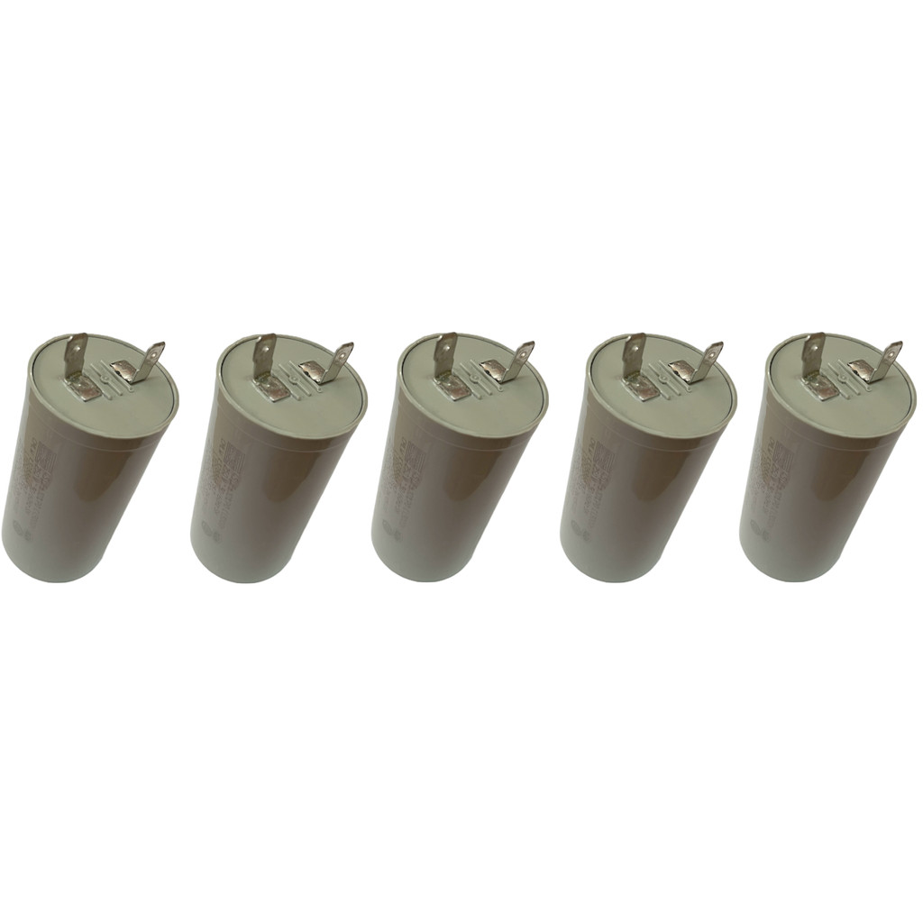 Kit 5 Capacitor Lavadora Brastemp Consul Electrolux 45uf 127V Weg