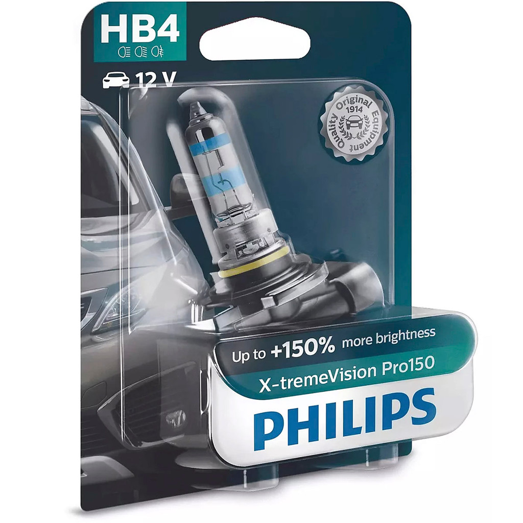 Lâmpada HB4 Xtreme Vision Philips 150% mais luz