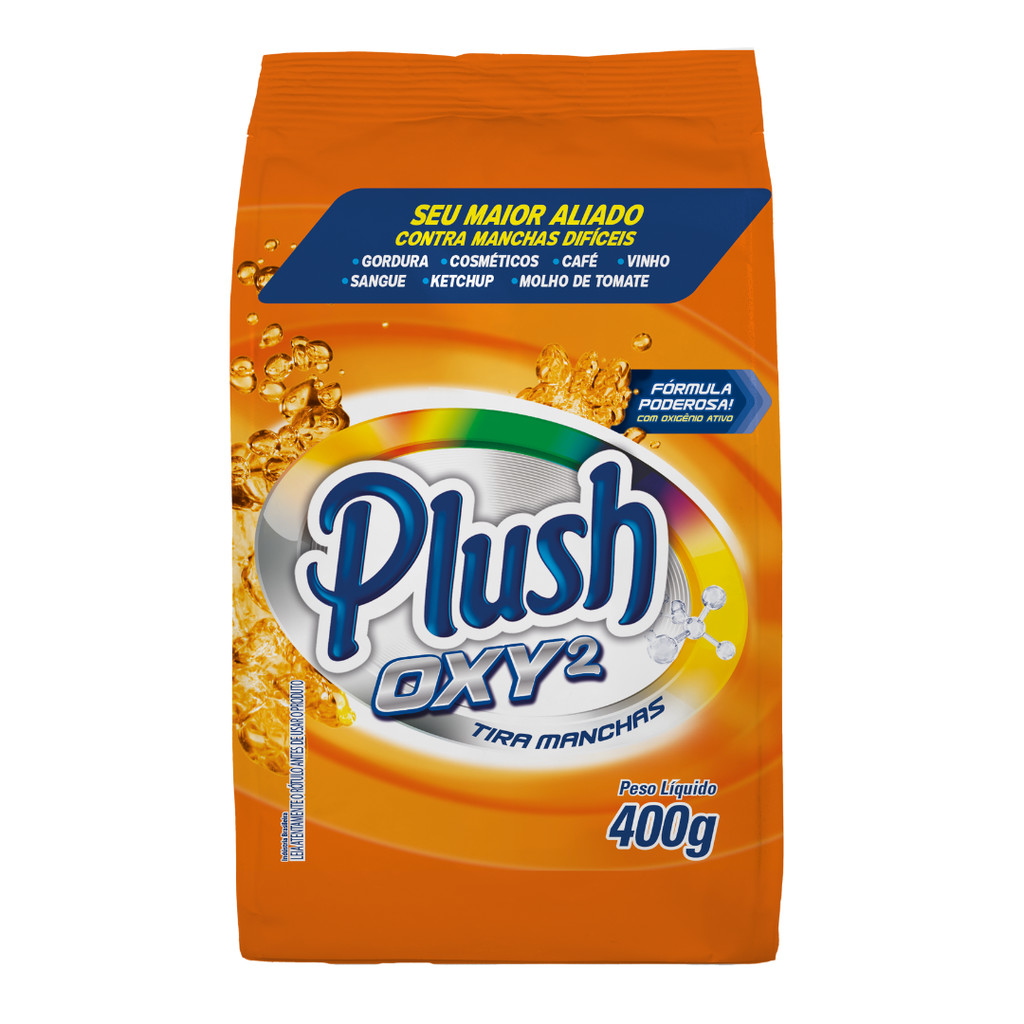 Tira Manchas Sem Cloro OXY 2 Embalagem Econômica Plush 400 g