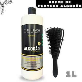 Creme De Pentear Algodão Enriquecido Com Extrato Vitamina E The Class 1L em Oferta na Shopee