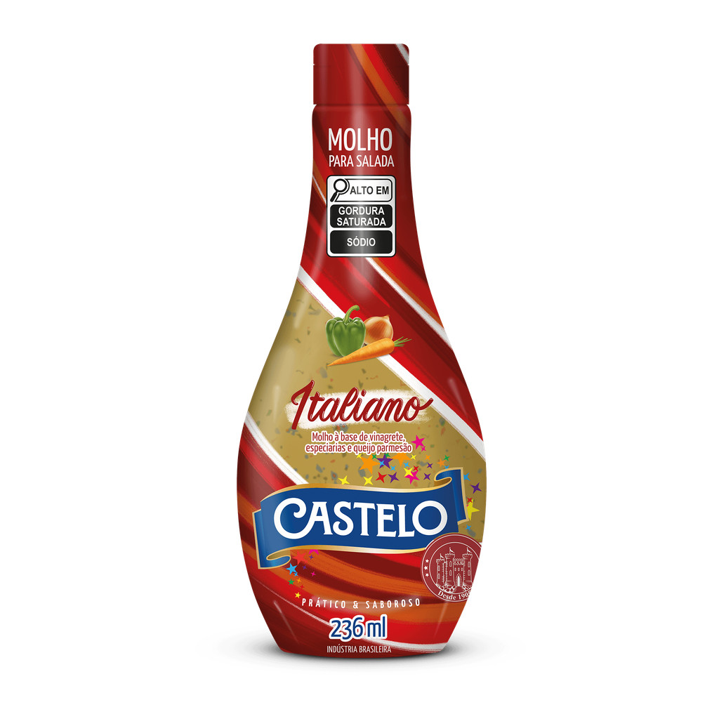 Molho para Salada Italiano Castelo 236ml