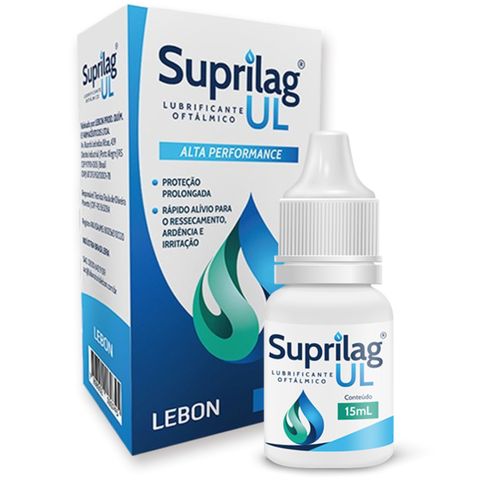 Suprilag UL Colírio 10mL Alívio para Olhos Secos e Irritados em Oferta na Shopee