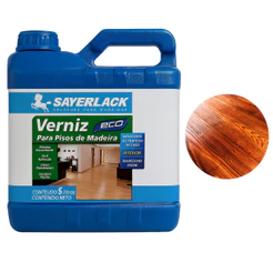 Verniz Para Pisos de Madeira Base Água Semibrilho 5lt Sayerlack