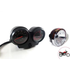 Painel Completo + Farol Aro Cromado Completo Honda Titan Cg Fan 125 2005 2006 2007 2008 2009 2010 2011 2012 2013