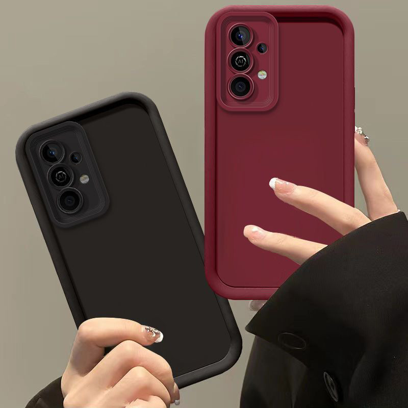 Para Samsung A73 5G Caso Galaxy A72 A53 A52 S A33 A32 A23 A13 4G M23 De Telefone Proteção Câmera anti Queda Capa Macia