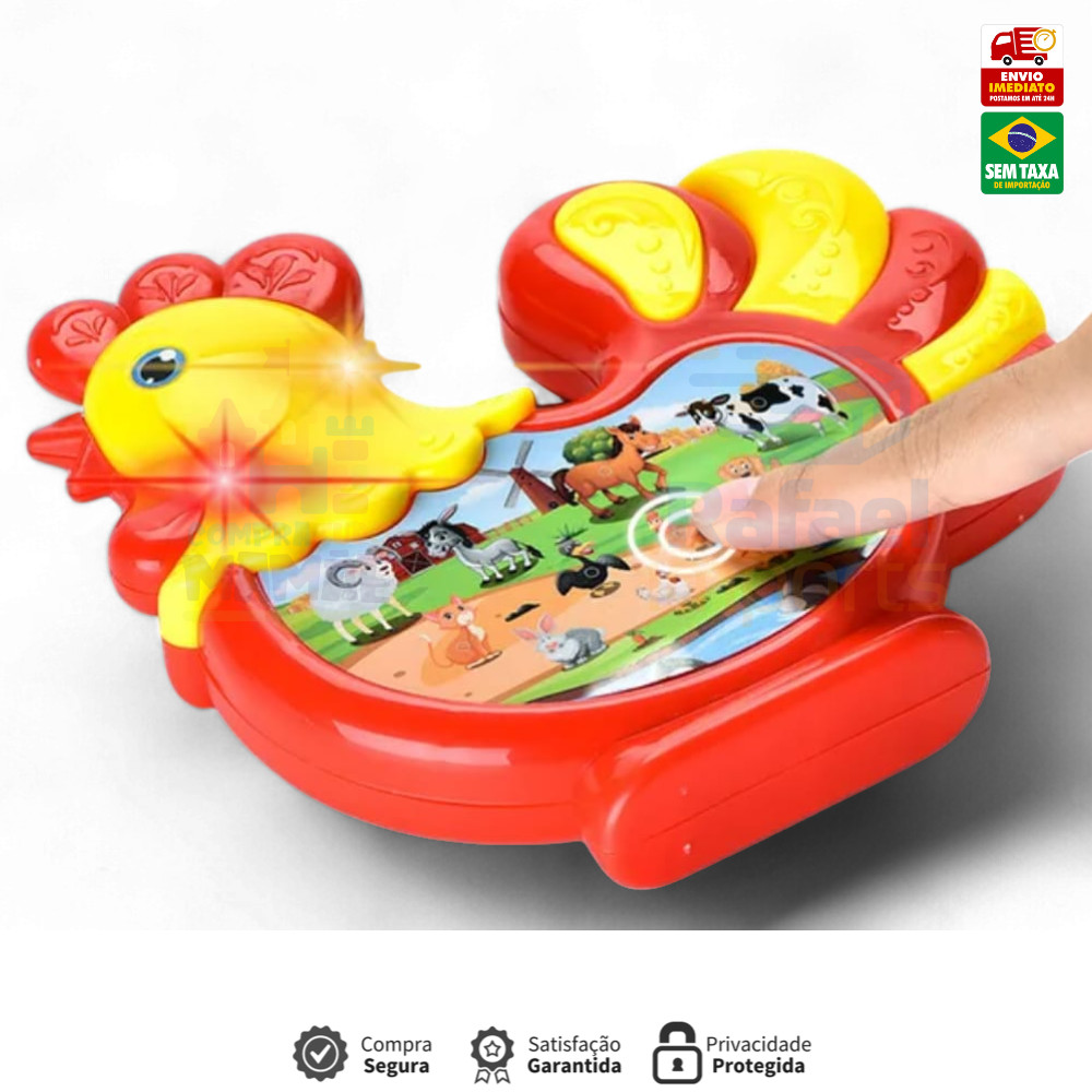 Tablet Inteligente com luz para educação precoce ponto maquina de leitura brinquedo educativo em Oferta na Shopee