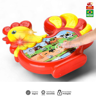 Tablet Inteligente com luz para educação precoce ponto maquina de leitura brinquedo educativo em Oferta na Shopee