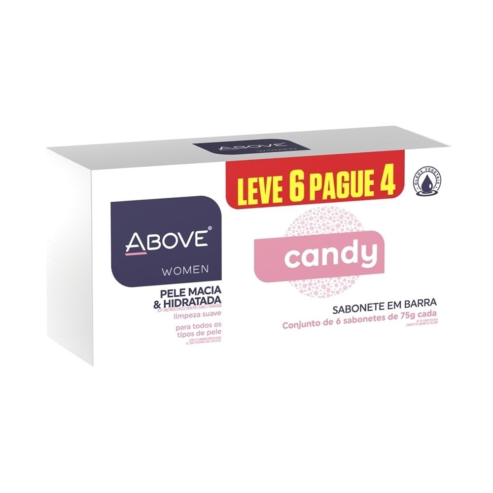 Sabonete Above Women Candy 75g Leve 6 Pague 4 - Beauty
