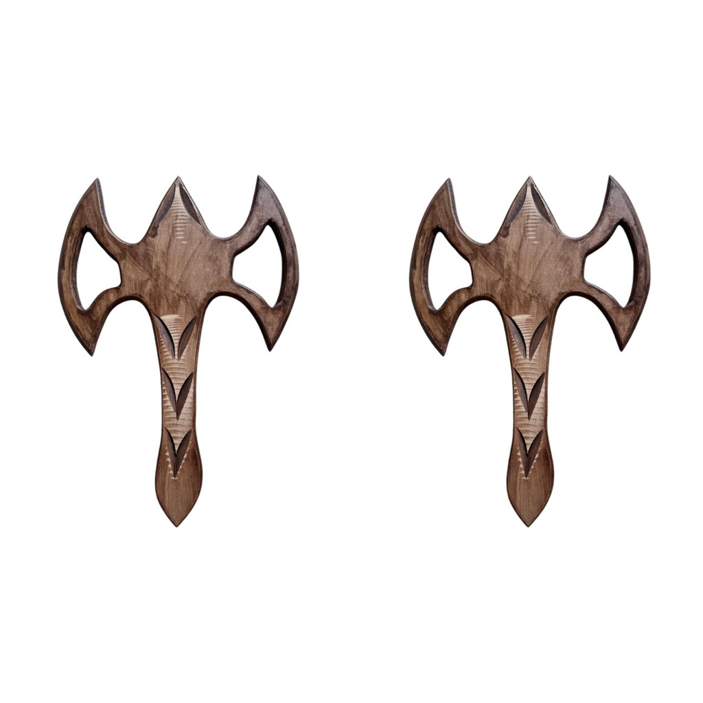 Ferramenta De Mão Oxé Machado Xangô 36cm Madeira 2 Unidades Umbanda Candomblé em Oferta na Shopee