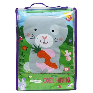 Livro De Pano Travesseiro | Hora de comer, coelhinho! em Oferta na Shopee