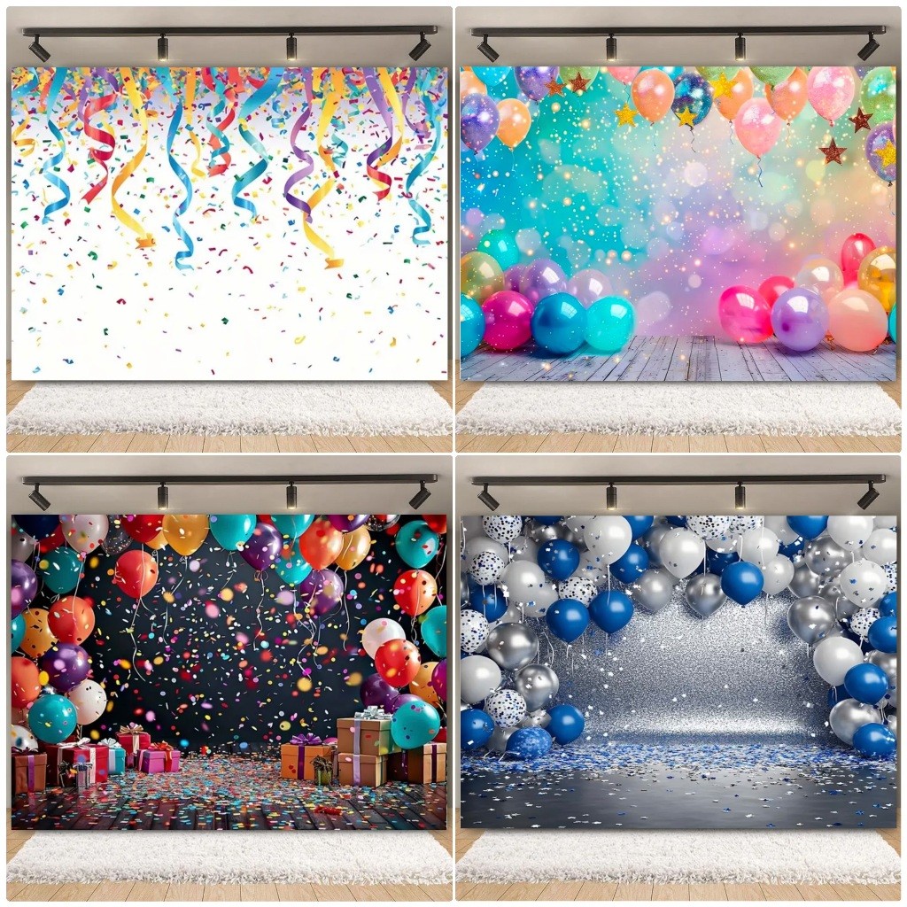 Fundo Fotográfico em Tecido Sublimado 2,20m X 1,50m Balões em Oferta na Shopee