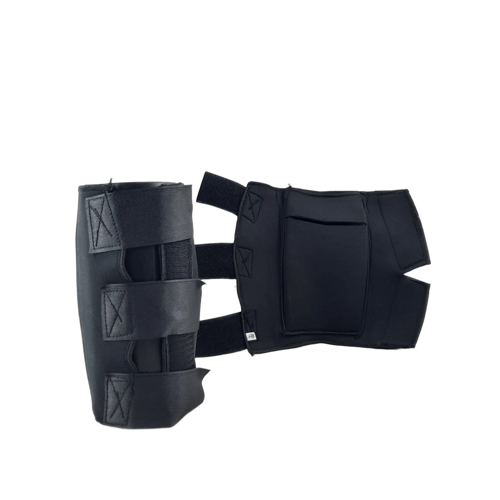 Caneleira Go Roller Ajustável Preta Para Patins Skate Bmx Patinete