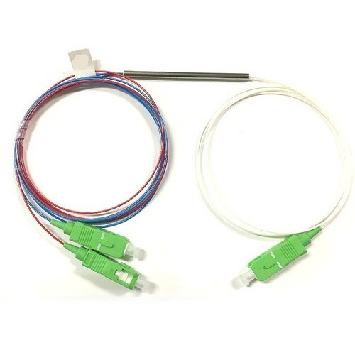 1 Unidade Splitter Fibra Óptica Desbalanceado 1x2 Upc/apc
