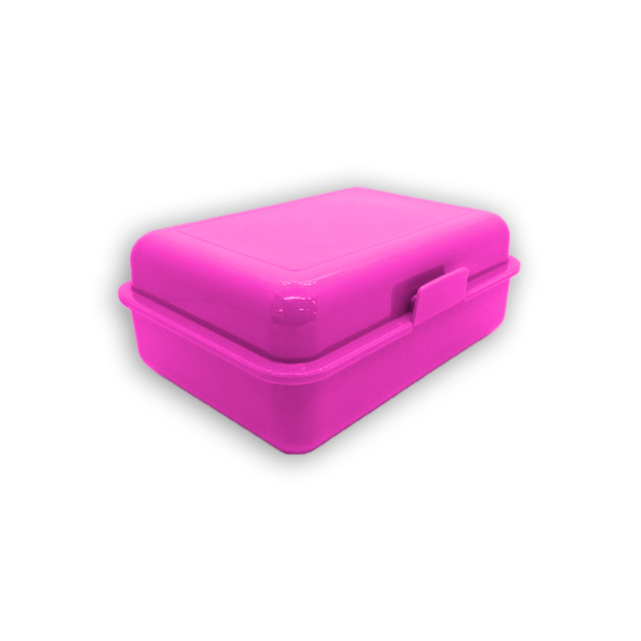 Caixinha Lembrancinha Plástica Rosa 18cm x 7cm - 1 unidade - Rizzo