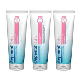 KIT 3 Bepantol Baby Pomada para Assaduras 120g