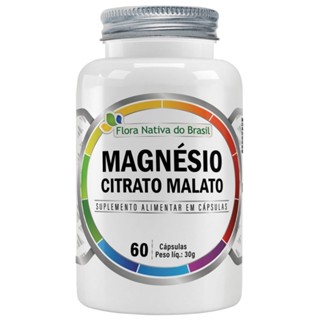 Magnésio Citrato Malato 60 Cápsulas - Flora nativa em Oferta na Shopee