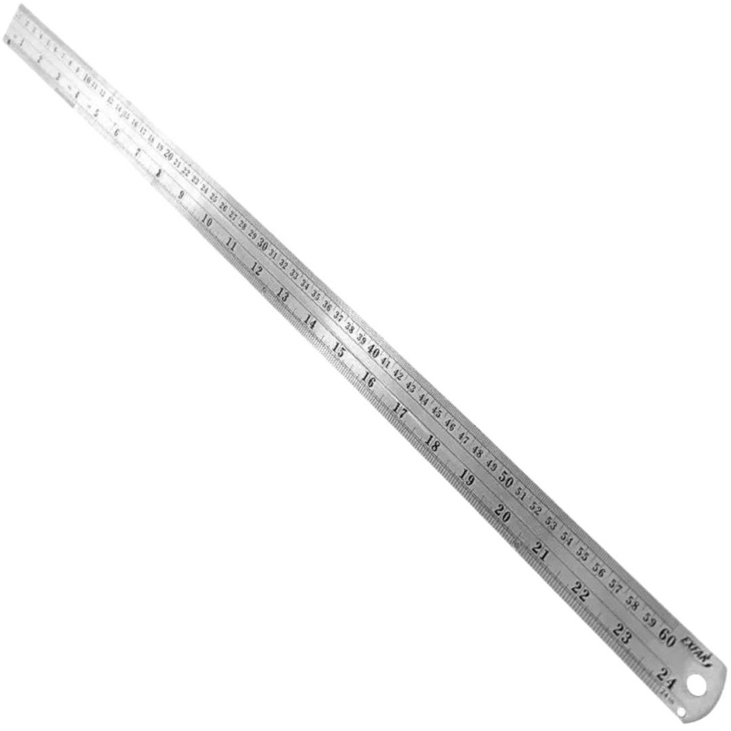 Régua de Aço 60cm 50-13404 Exfak