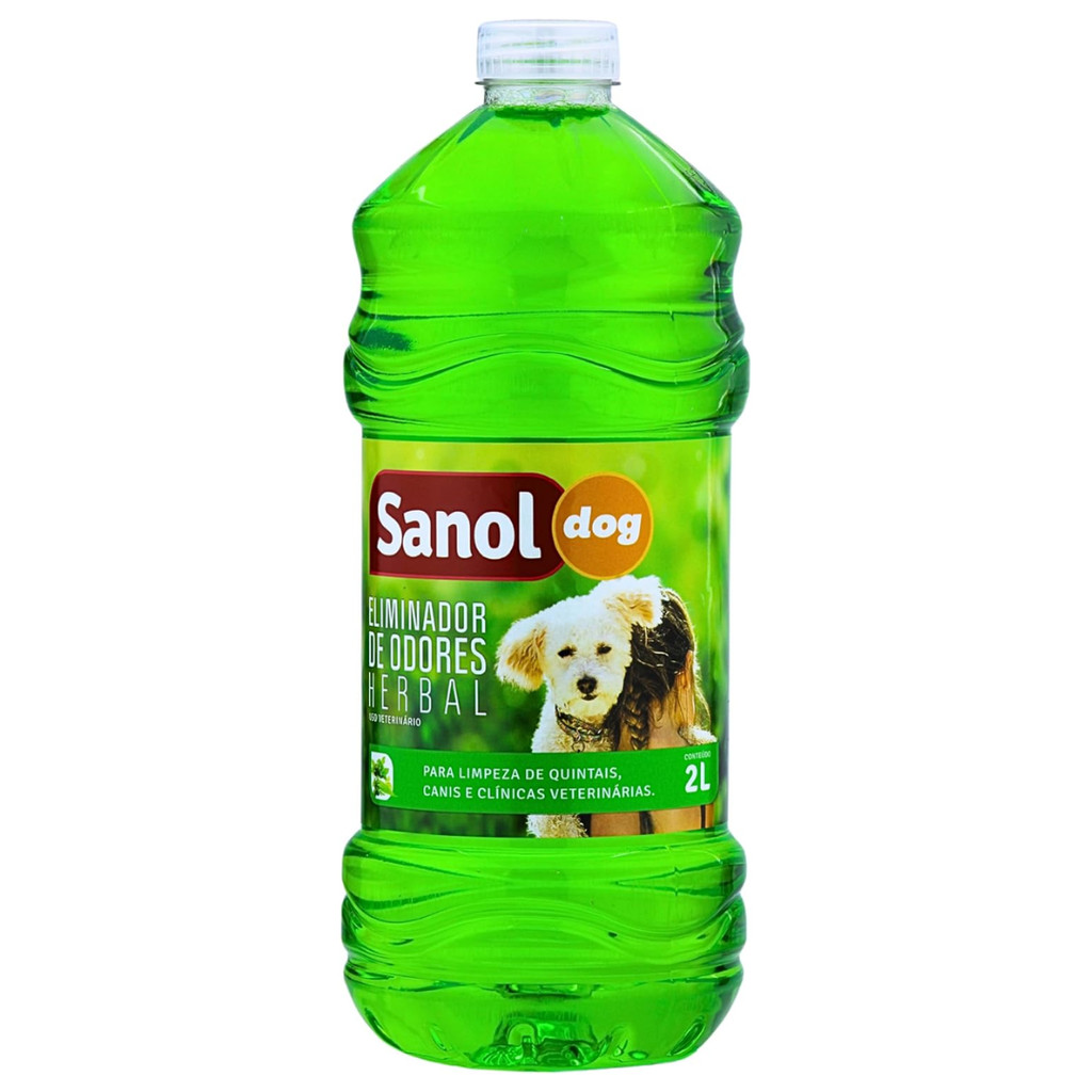 Eliminador de Odores Herbal 2L - Sanol Dog em Oferta na Shopee