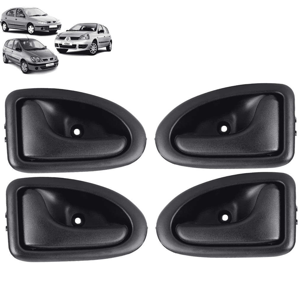 Kit 4 Maçanetas Puxador Gatilho Interna Porta Clio Scenic Megane em Oferta na Shopee