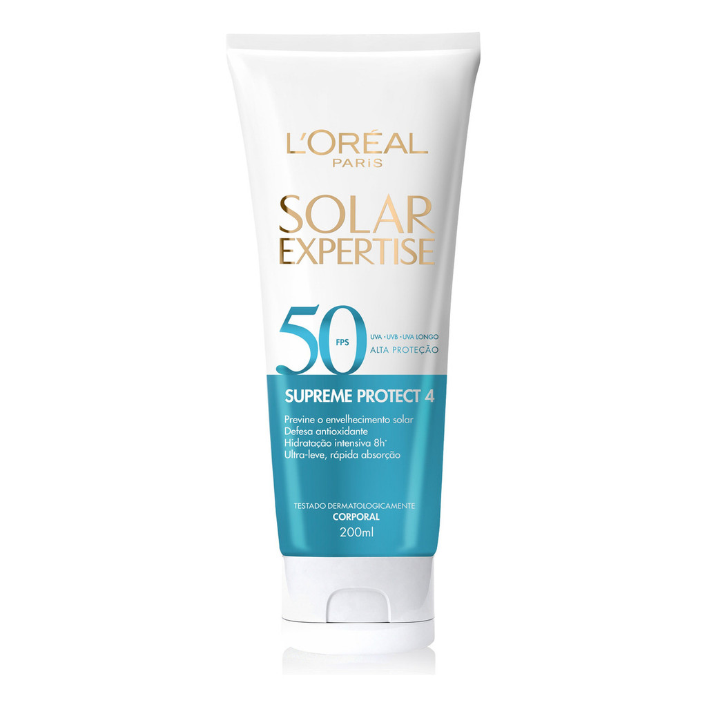 L'Oréal Paris Solar Expertise Supreme Protect 4 50Fps 200 mL em Oferta na Shopee
